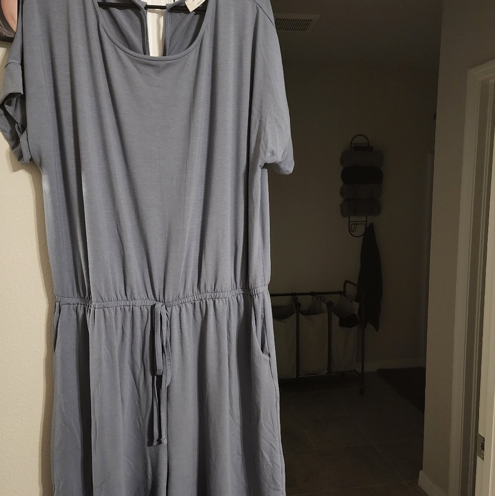 Zeanna Grey Romper
